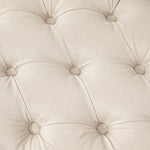 Upholstered Bench, Bed Bench, Wooden Legs, Cream