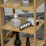Laundry Basket Hamper with Ironing Board, 3-Tier Shelf, Removable Bag