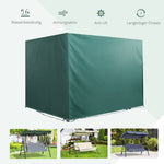 Tarpaulin Protective Cover Waterproof UV Protection for Furniture & Garden, 215x155x150cm