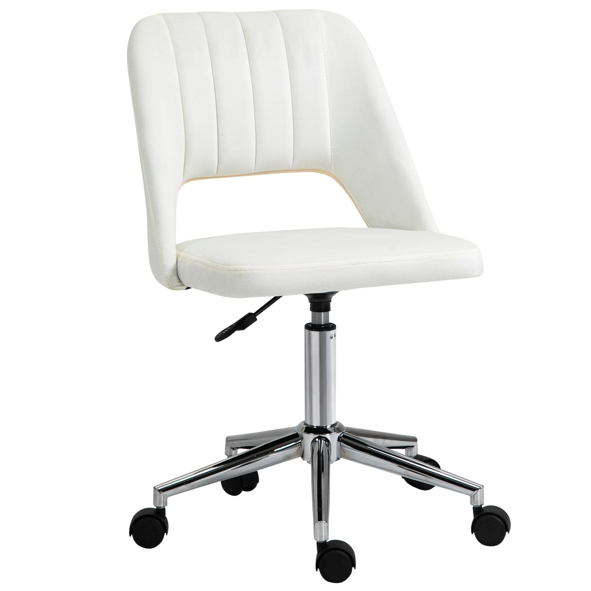 Swivel Chair Height-Adjustable Compact Ergonomic, Beige