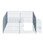 Free-Range Enclosure, 8-Part Puppy Playpen W63 x H60 cm