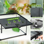 Terrarium, Reptile Feeding Box, Glass