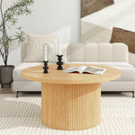 Solid Wood Round Coffee Table