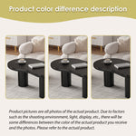 Cloud Coffee Table Irregular Shape 107x66cm MDF/PVC Legs
