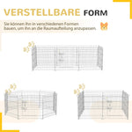 Free-Range Enclosure, 8-Part Puppy Playpen W63 x H60 cm