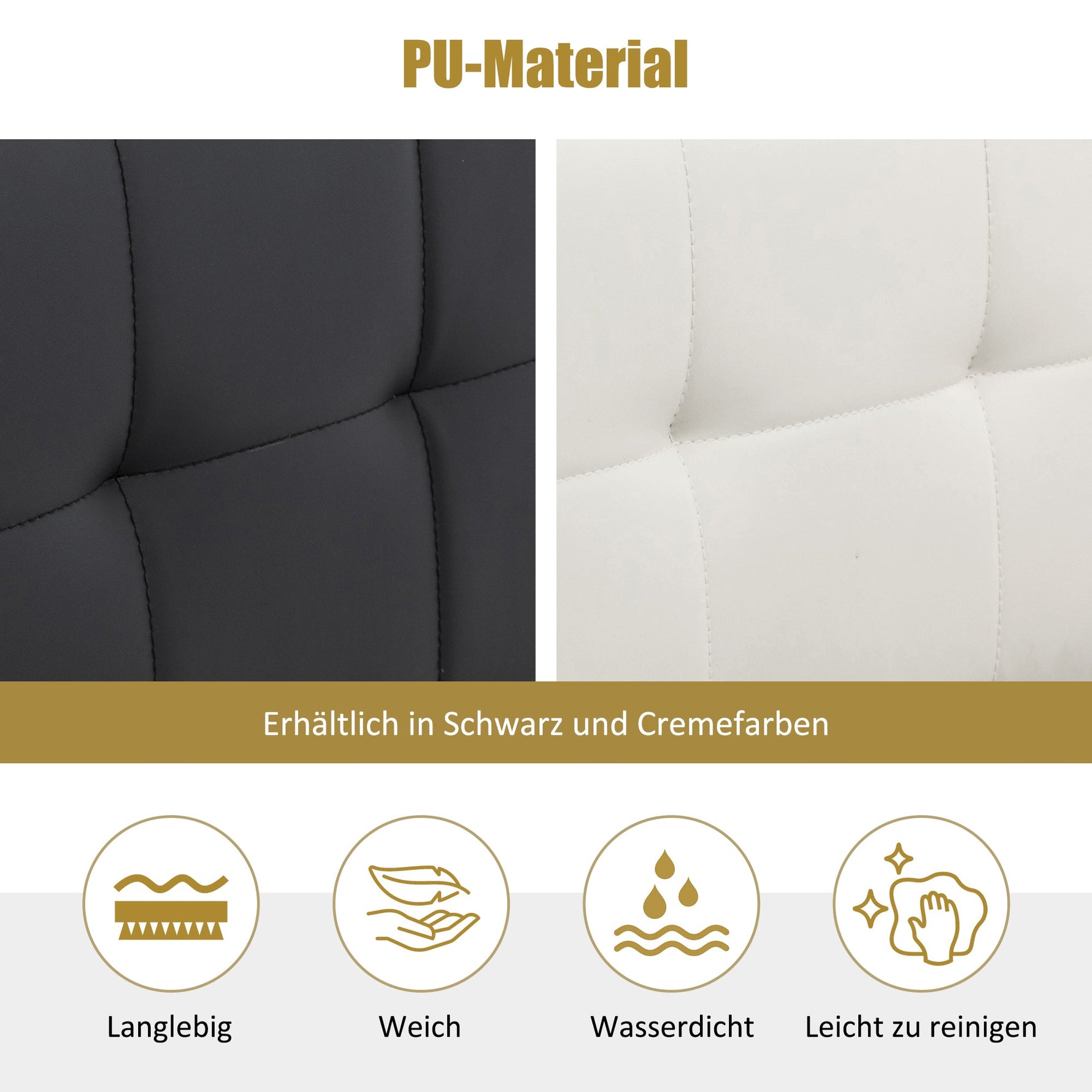 Upholstered Bed 160x200cm Hydraulic & Concealed Headboard Storage PU - White