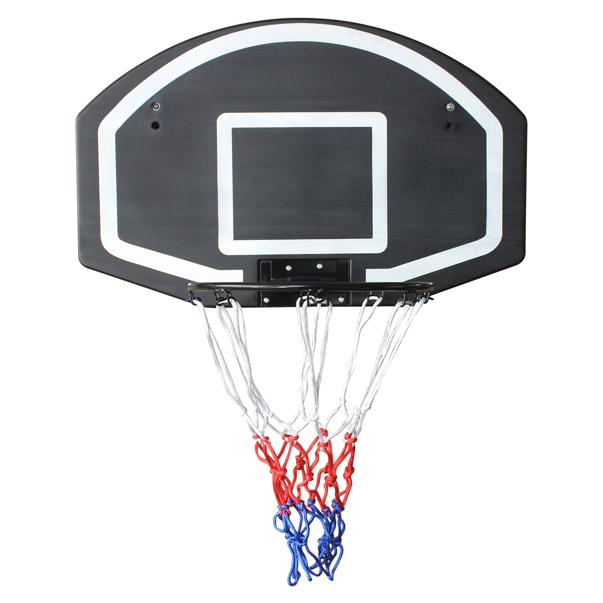 Basketball Hoop, Wall-Mounted 28.5" x 18" Shatterproof, Steel Frame