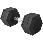 Dumbbell Knurled Handle 1x20kg Cast Iron