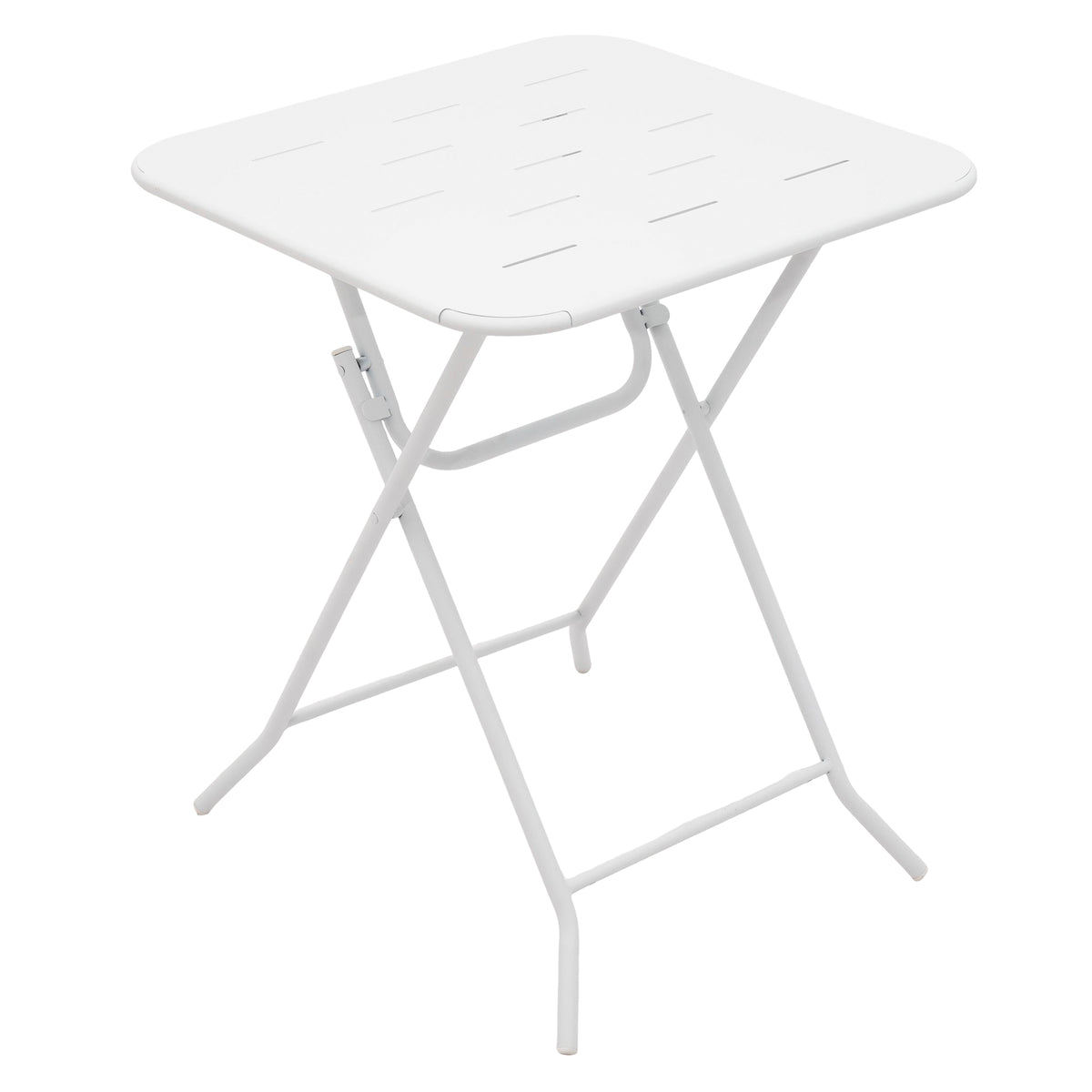 Outdoor 3-Piece Foldable Bistro Set, 2 Chairs & 1 Table, White