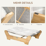 Cat Bed Hammock, Raised Cat Nest, Soft Pinewood