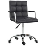 Ergonomic Desk Chair, Height Adjustable with Armrests, Office & Home, Black