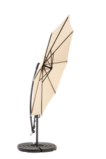 Outdoor Umbrella 14.8 Ft Double Sided Rectangular Large with Crank, Khaki