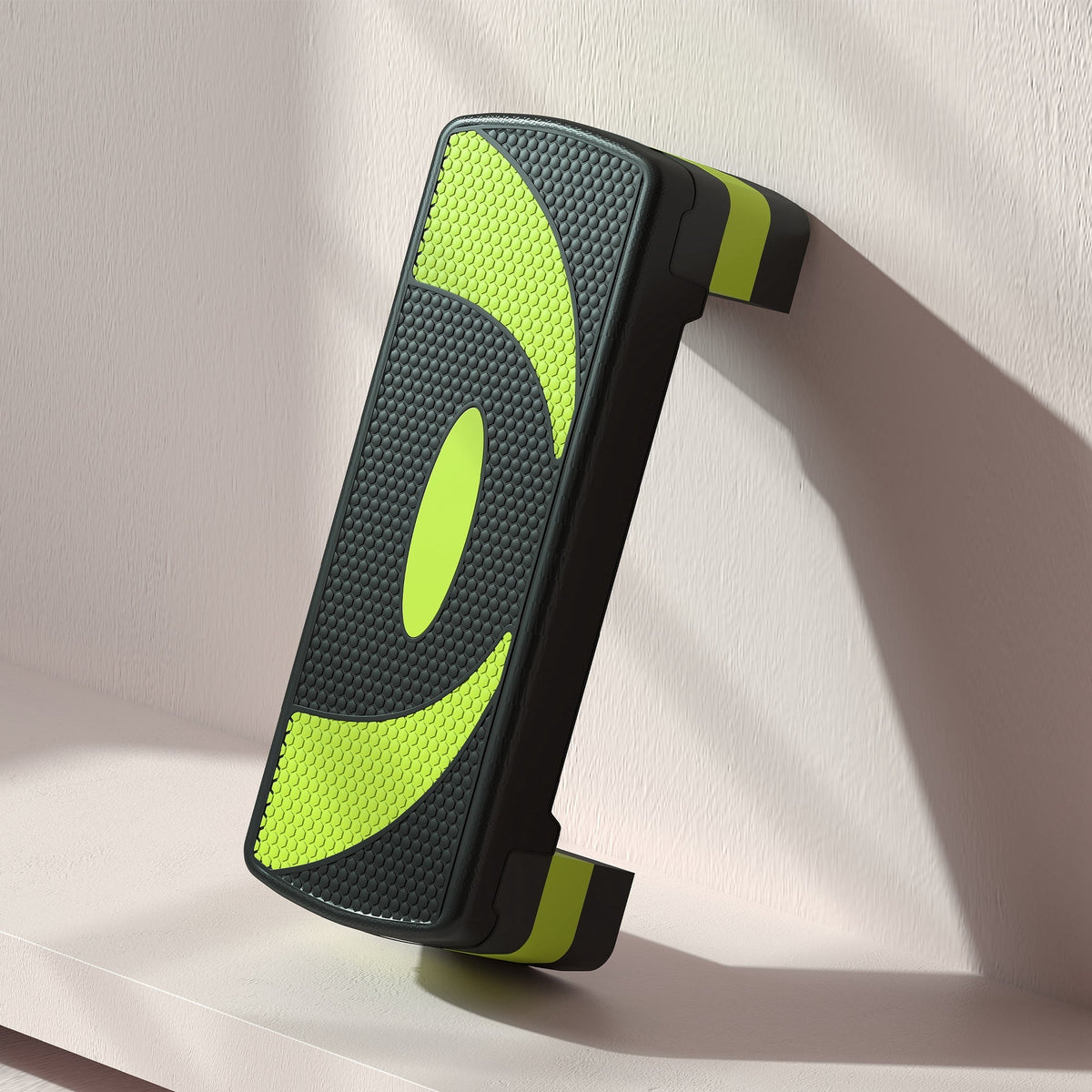 Step Board Aerobic Stepper, Adjustable 3 Levels, 150 kg, Green