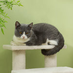 Pet Stairs, 4-Steps, Ideal for Older Animals, Plush Beige
