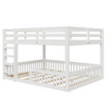 Bunk Bed 160x200 cm with Safety Guard Railings, White