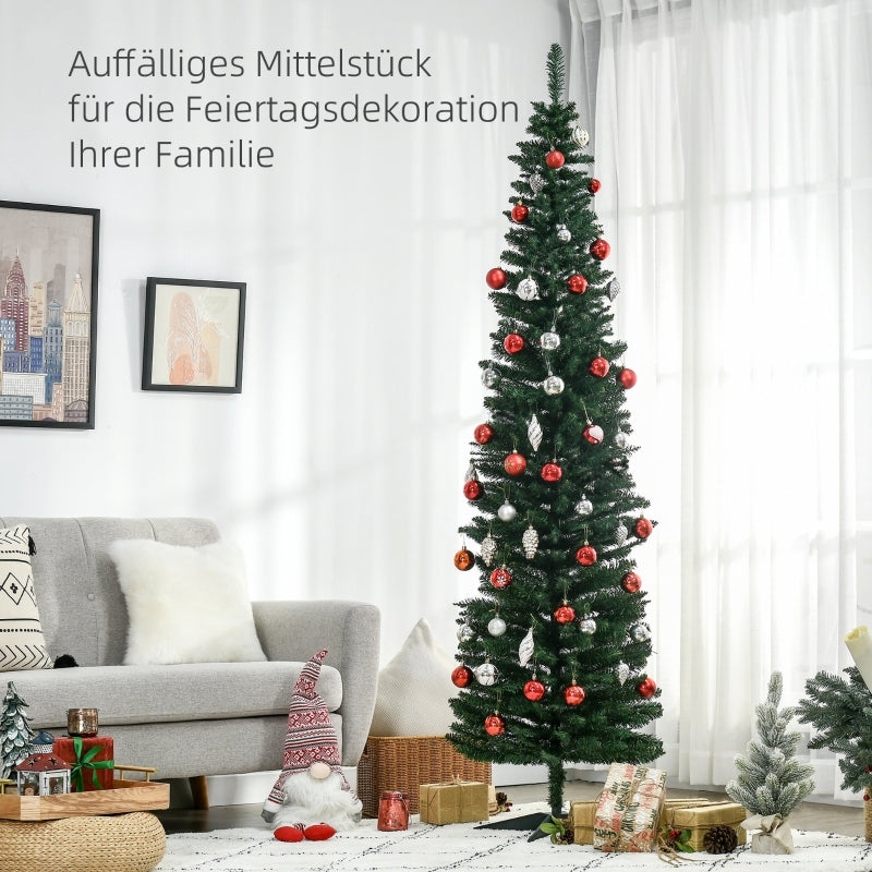 Artificial Christmas Tree with Stand, 2.1m - Green