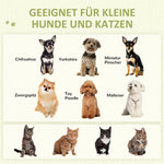 Pet Bed, Teepee Design with Soft Cushion & Floor Mat, for Dogs and Cats, Fabric