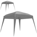 Replacement Roof, Gazebo 3x3m Water-Repellent Winter-Proof, Light Grey