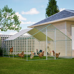 Aviary/Chicken Coop 3x4m Climbing Frame Roof Safety Lock - Metal