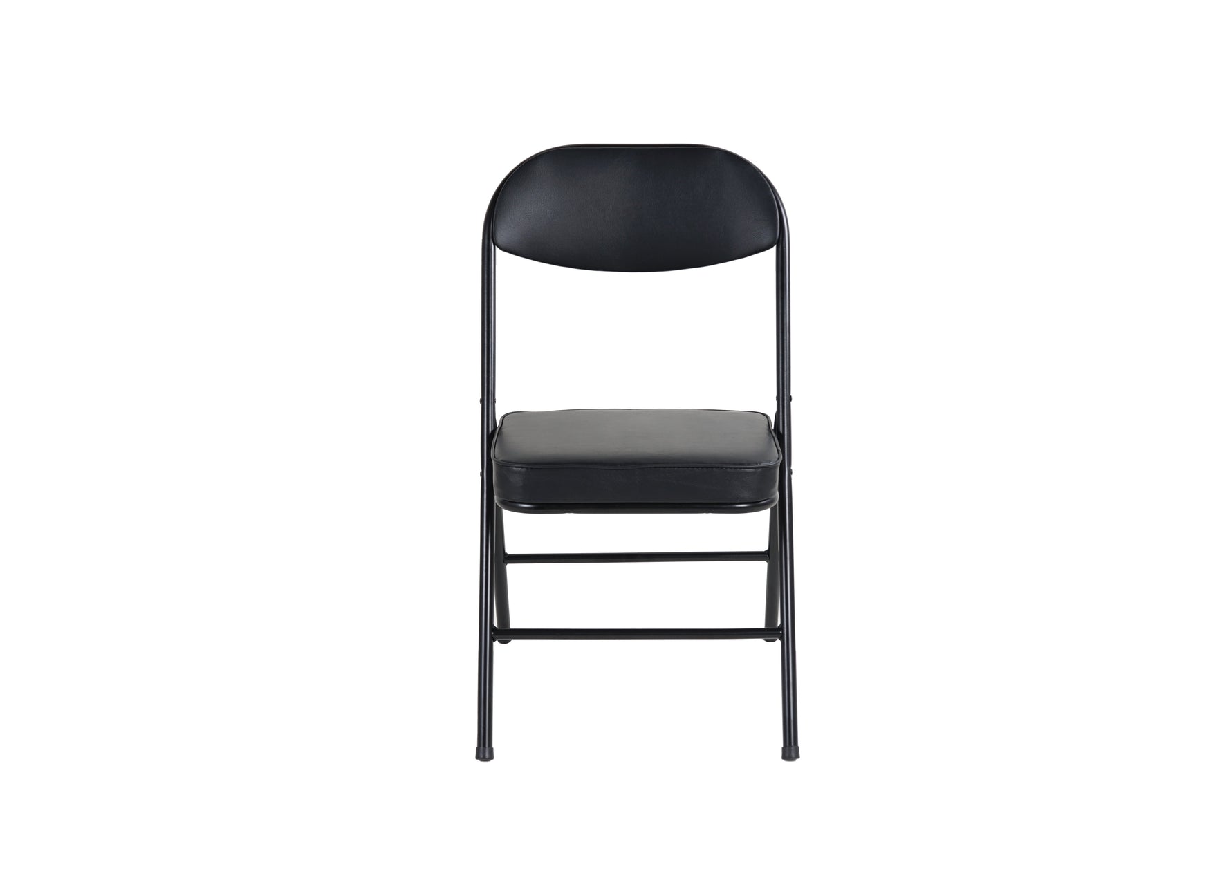 4 Pack Folding Chairs with Padded Seats Durable Metal Frame