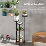 Plant Stand, 5 Levels, Wooden, Brown