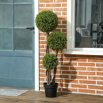 Artificial Boxwood 115 cm Decorative Plant in Pot for Home/Office Green