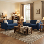 Sofa Set 2-Seater 172cm Space-Saving 2-Piece - Fabric