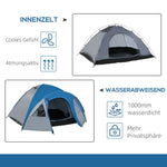 Dome Tent, Outdoor Igloo, 4 Person, 4 Seasons, Waterproof, Double-Walled