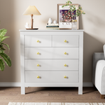Sideboard with Special Doors & Gold Handles, Shoe Cabinet/Dressing Table