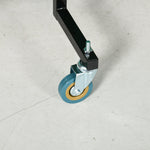 Table Tennis Table, Foldable with Wheels & Set, Steel Green