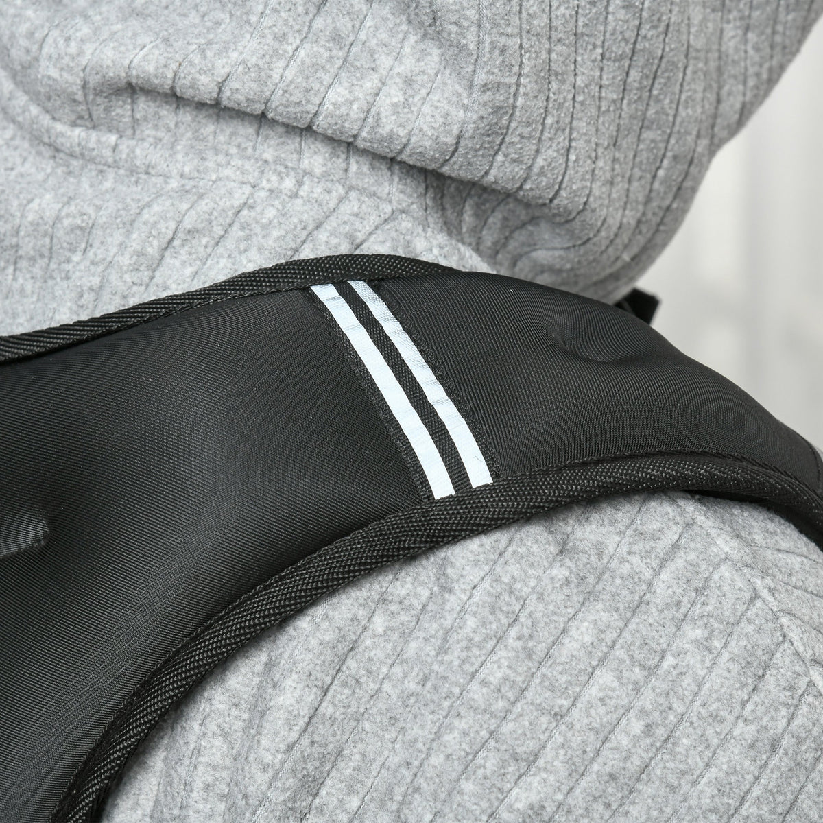 Weight Vest 10 kg Adjustable Strength Training Black Oxford Fabric