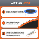 Trampoline Mat, Round Jumping Surface, Polypropylene