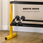 Dumbbell Rack, 2 Levels, 270 kg, Steel