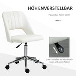 Swivel Chair Height-Adjustable Compact Ergonomic, Beige