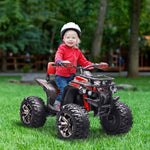 Electric Children's Quad Bike with LED Headlights and Music Player, 3-8 km/h, 3-5 Years Old