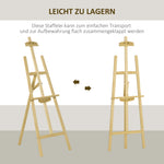 Easel, Studio Adjustable 90°, Pinewood