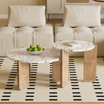 Modern Modular Coffee Table Set of 2 for Living Room, Sofa Side, Balcony