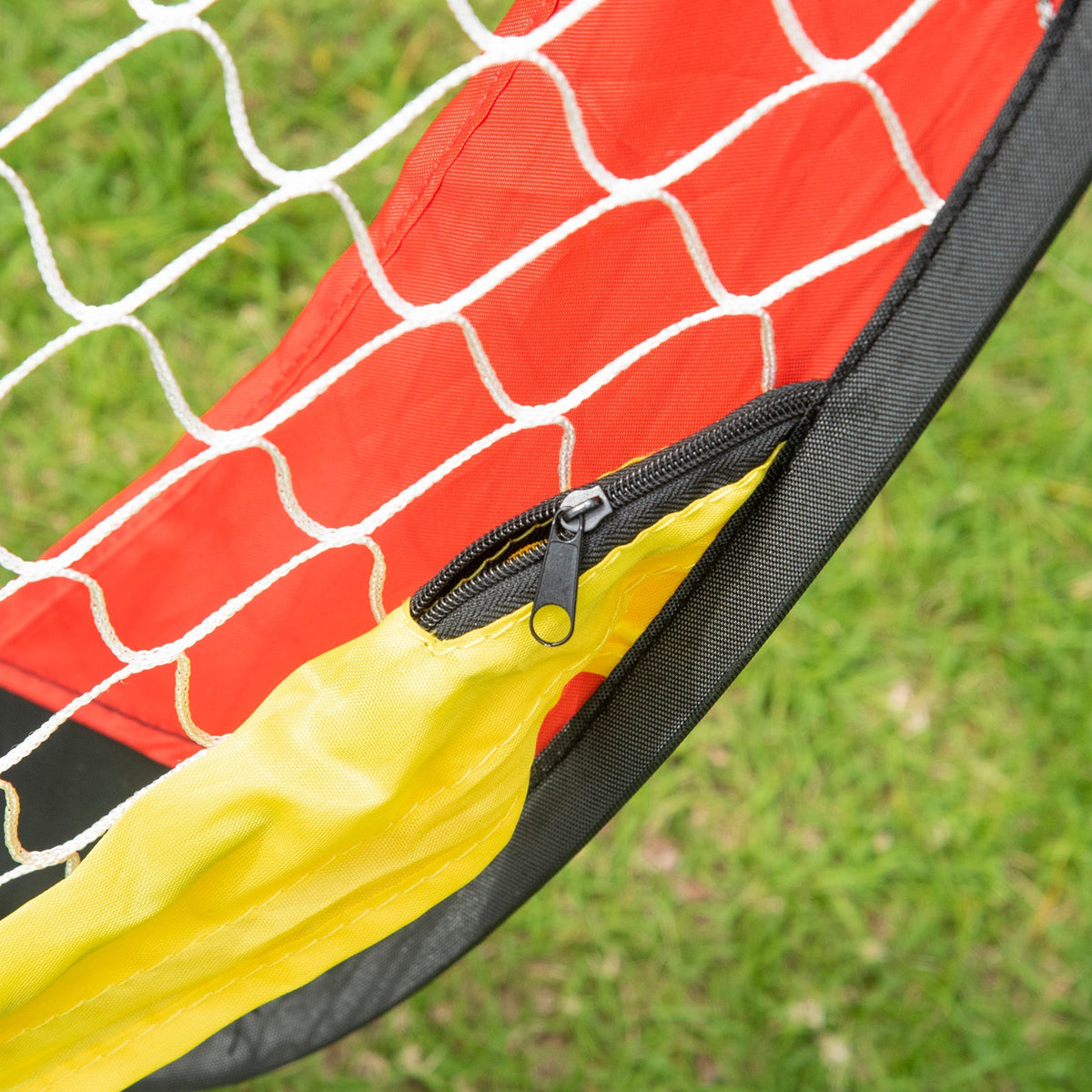 Football Goals, Foldable Mini, Net, Polyester, Black