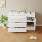 Bedroom Chest of Drawers, Storage Cabinet with Drawers and Hidden Compartments