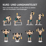 Dumbbell Set 20 kg adjustable with barbell for strength training and weight lifting