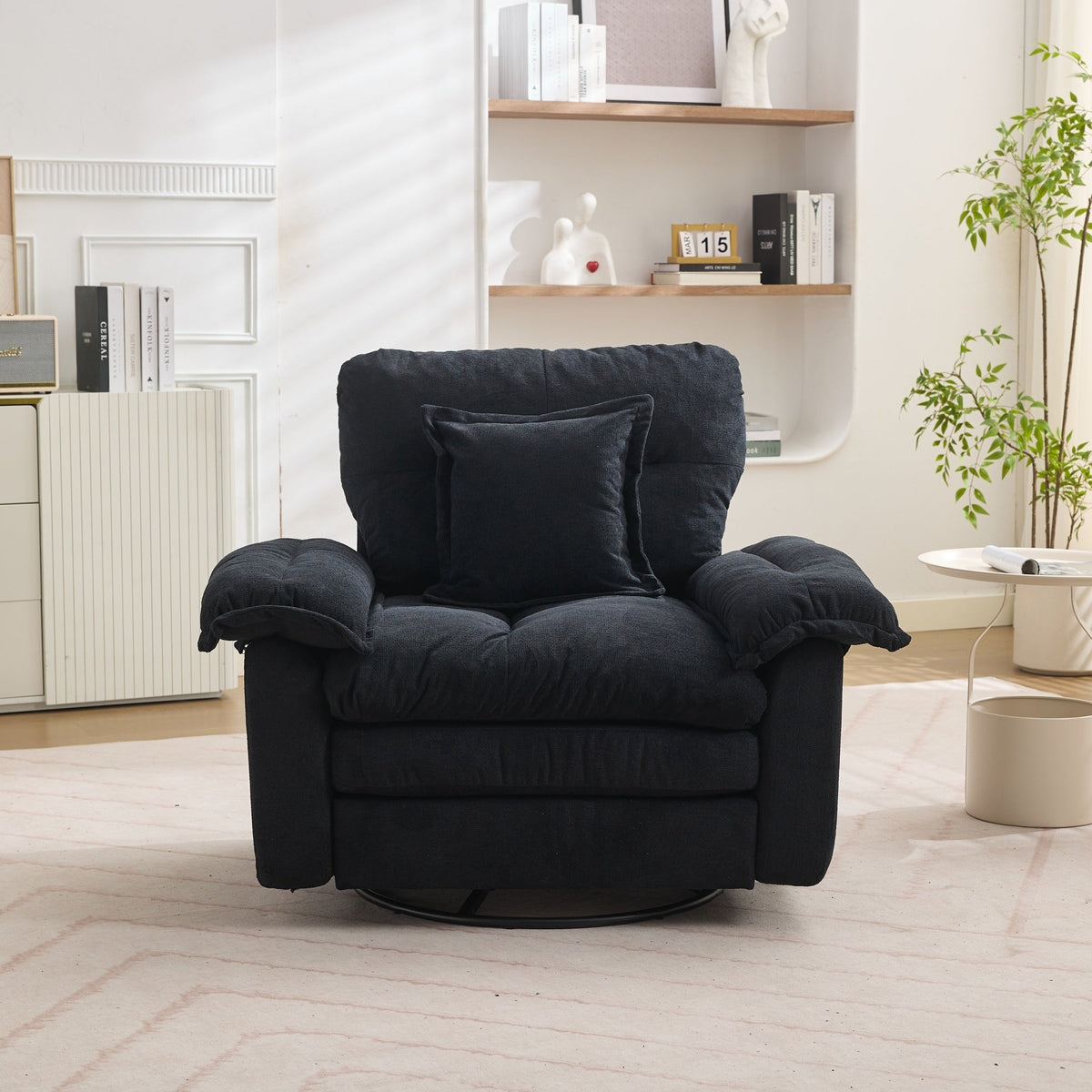 2-Piece Sofa Set with Single Sofa, Loveseat and Memory Foam Cushions, Chenille