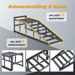 Car Ramps 2000kg Capacity Height-Adjustable Non-Slip Surface Grey