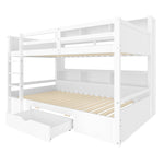 Rathgal white bunk bed with storage