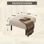 Premium Corduroy Stool - Metal Frame, Velour Cover - Corduroy