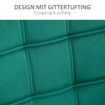Single Armchair, Relax Chair, Velvet, Green