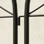 Metal Trellis 2-Piece Set, Rustproof 50x150cm Climbing Aid, Black
