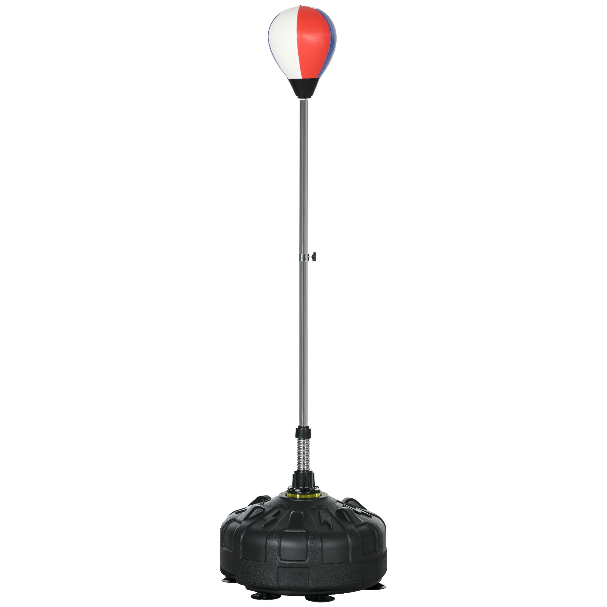 Punching Ball, Height Adjustable Standing Boxing Trainer, Black