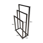 Towel Rack, 3-Tier Freestanding Outdoor Pool Towel Dryer
