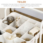 Serving Cart, 3-Tier Storage with Hooks, Steel White
