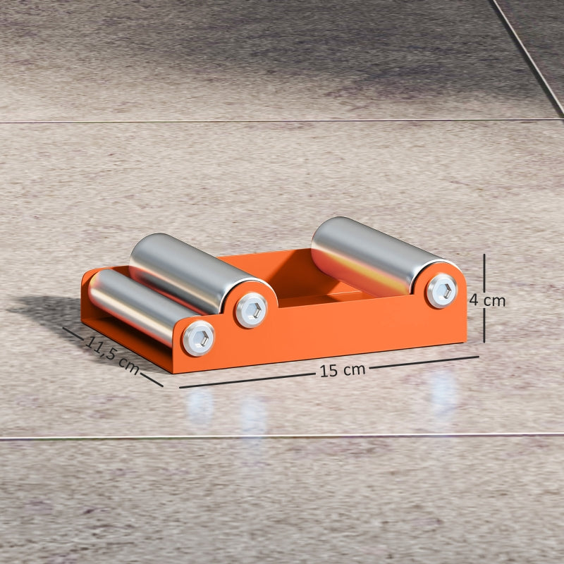 Motorcycle Cleaning Stand, Roller Stand, Tire Cleaning & Chain Lubrication, Orange
